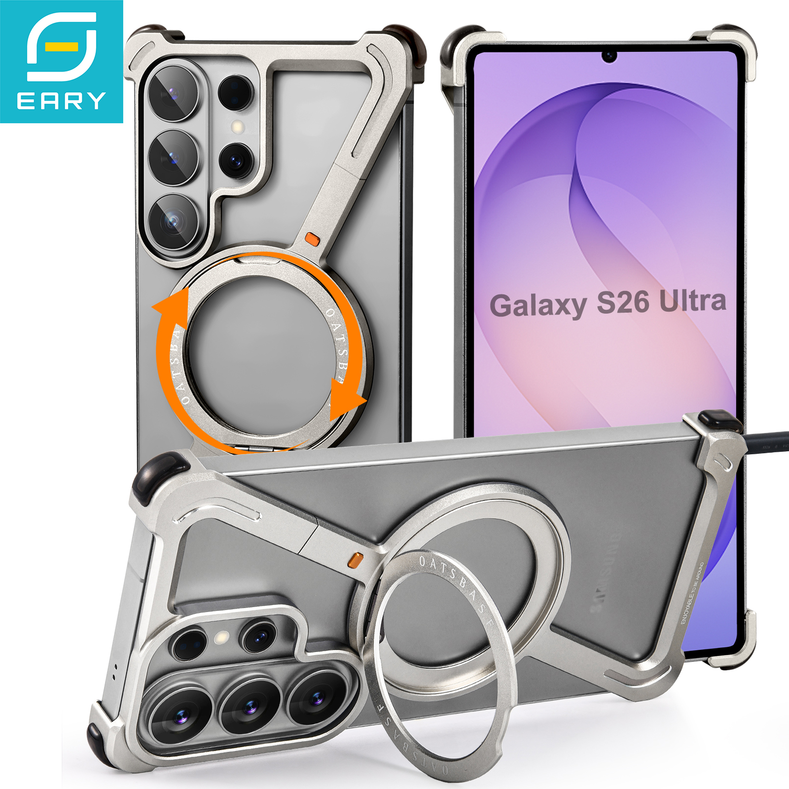 Phone Stand Aluminum - Eary for Samsung Galaxy S26 Ultra