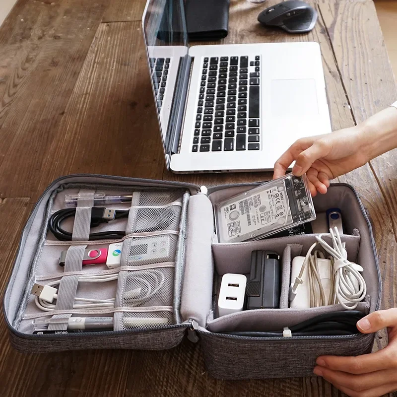Portable Tech Organizer Case f - Tech Accessories Storage reseña y precio