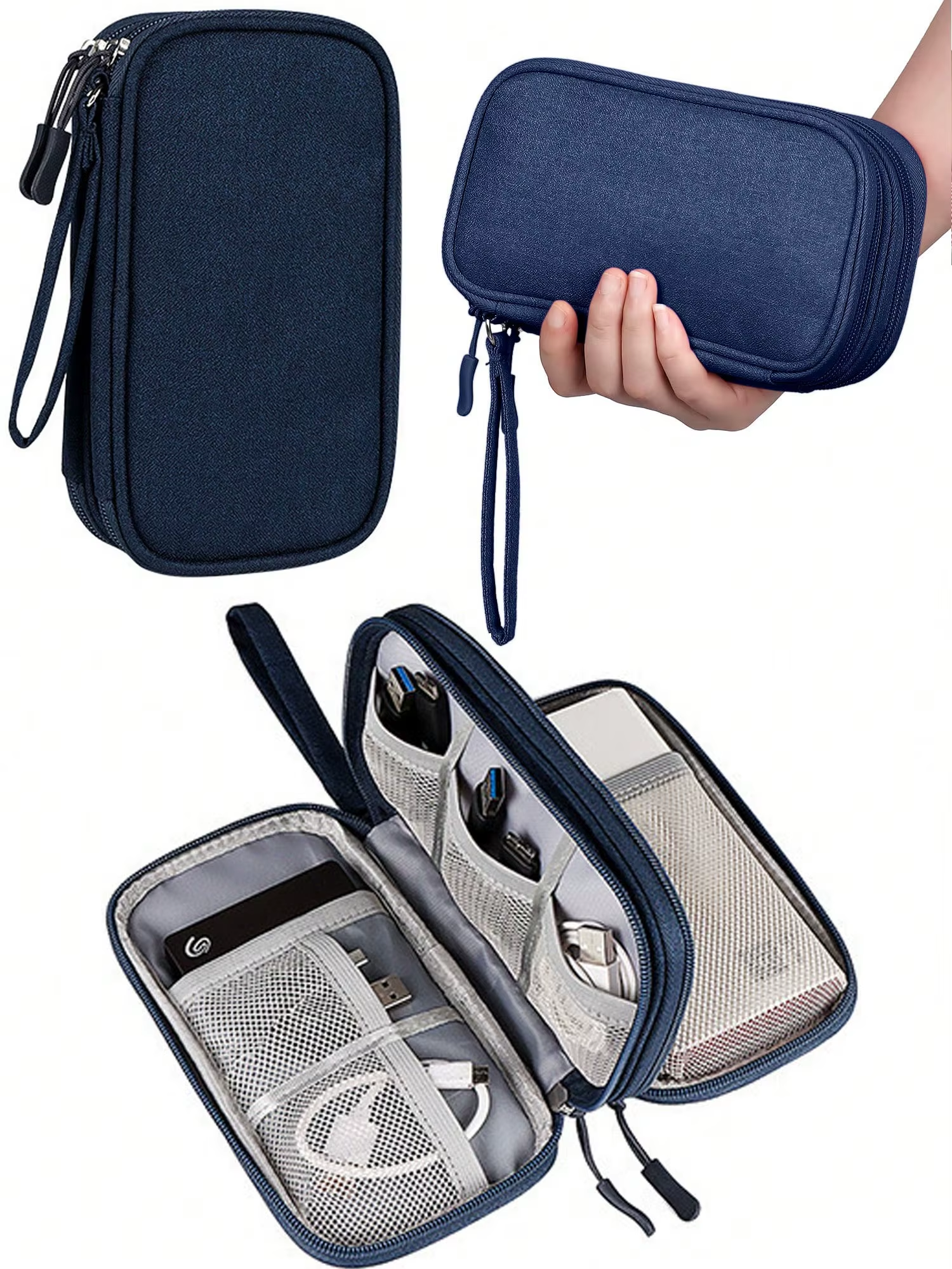Portable Electronics Organizer - Tech Accessories Hard Case reseña y precio