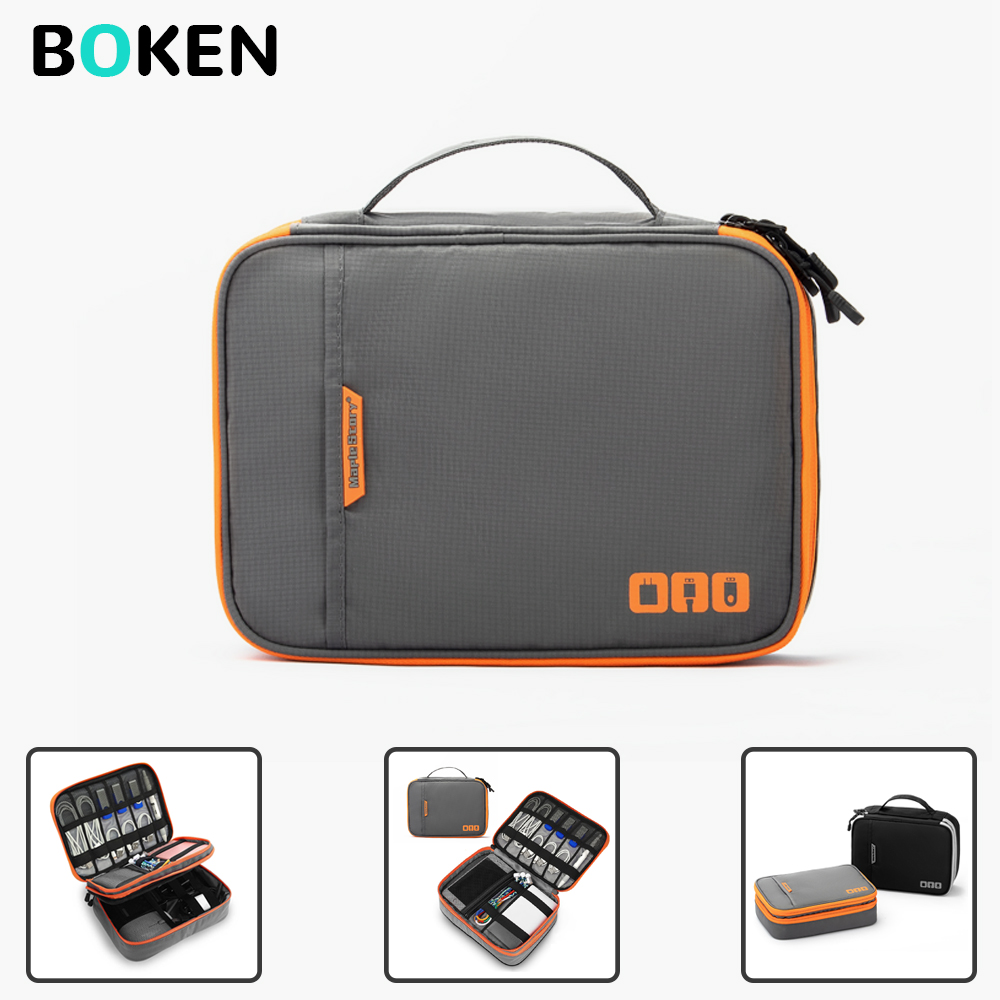 Multi-Compartment Portable Ele - Tech Accessories Travel Bag reseña y precio