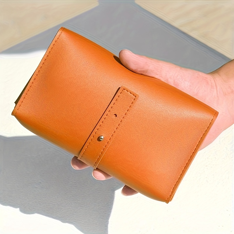 PU Leather Multi-Compartment O - Tech Accessories Storage reseña y precio