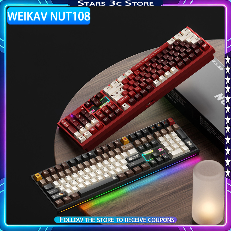 WEIKAV NUT108 Mechanical Keybo - Tech Gaming Accessories reseña y precio