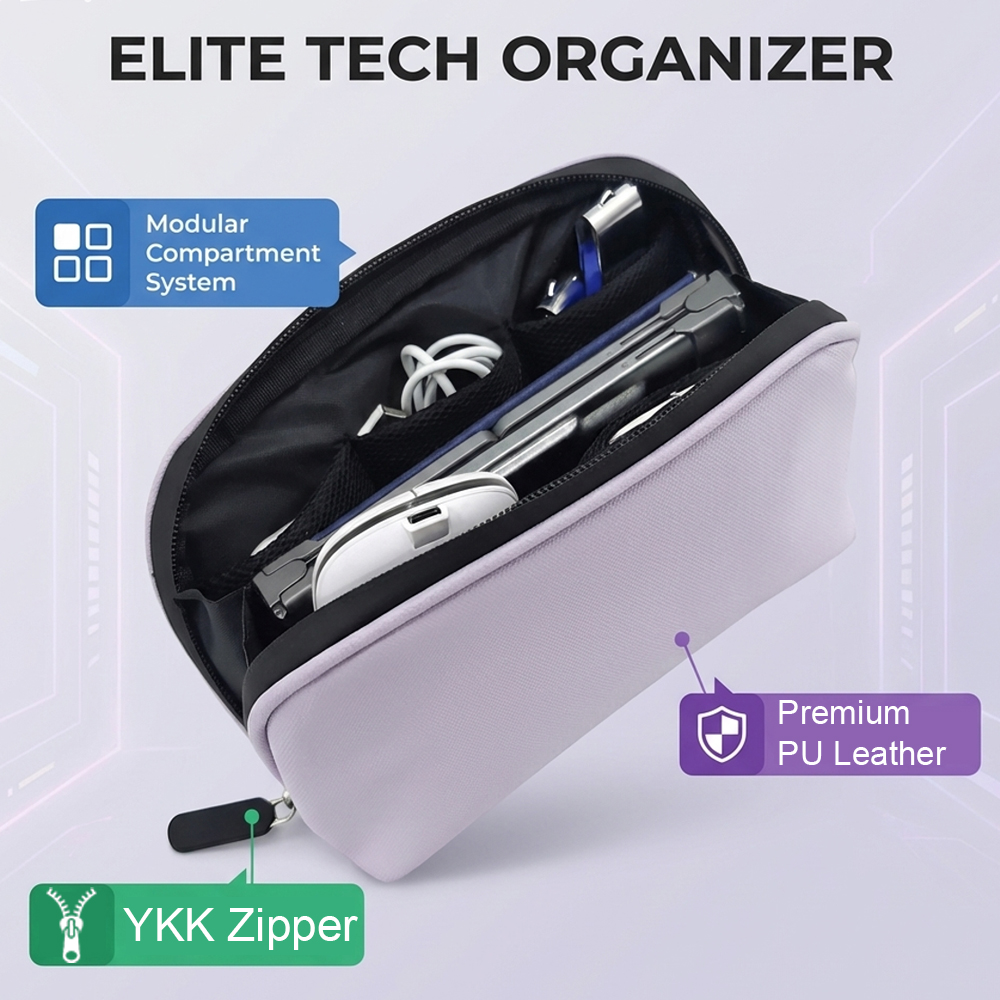 Tech Organizer Bag Portable El - Tech Accessories Travel Bag reseña y precio