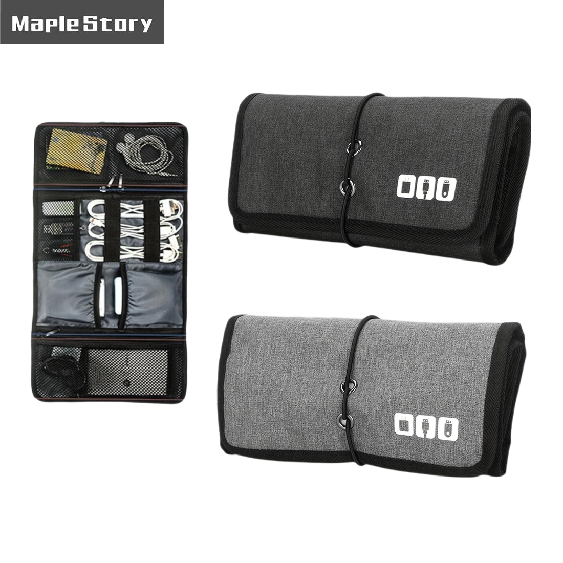 Travel Cable Storage Bag，Elect - Tech Accessories Travel Bag reseña y precio