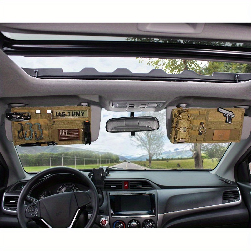 Space-Saving MOLLE Car Sun Vis - Tech Accessories Bag reseña y precio