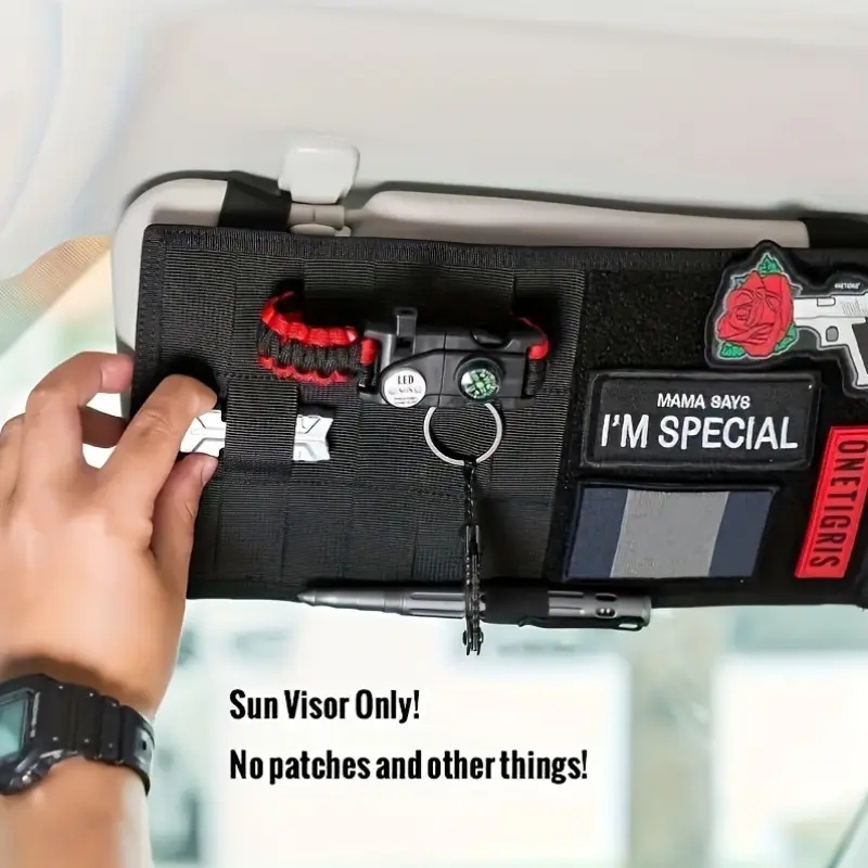 Space-Saving MOLLE Car Sun Vis - Tech Accessories Bag reseña y precio