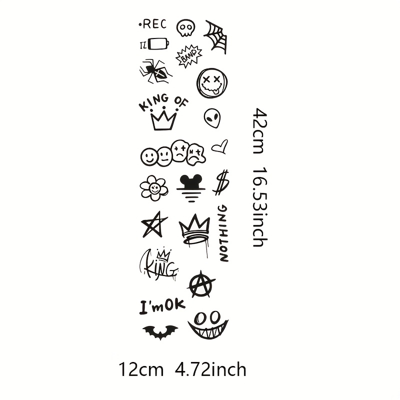 1set graffiti animation simple - Tech Accessories Bag reseña y precio