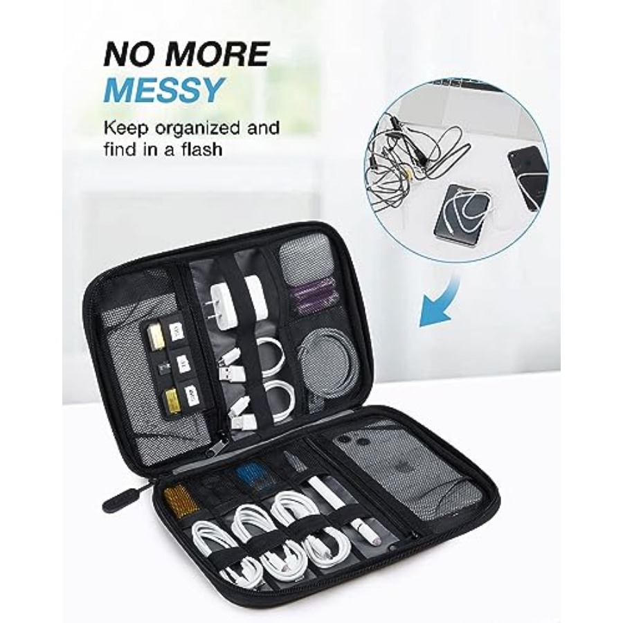 Large Electronics Travel Organ - Tech Accessories Travel Bag reseña y precio