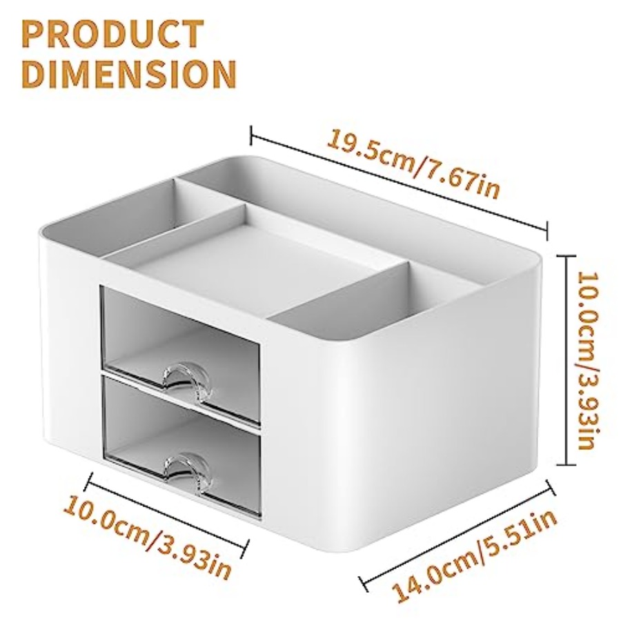 Pen Organizer with 2 Drawer, M - Tech Desktop Accessories reseña y precio