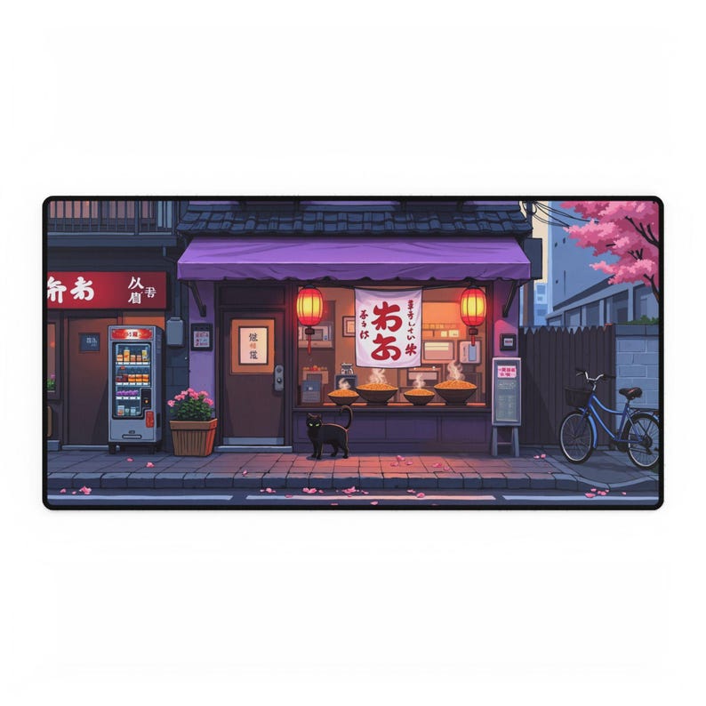 Japanese Ramen Shop Mouse Pad, - Japanese Tech Accessories reseña y precio