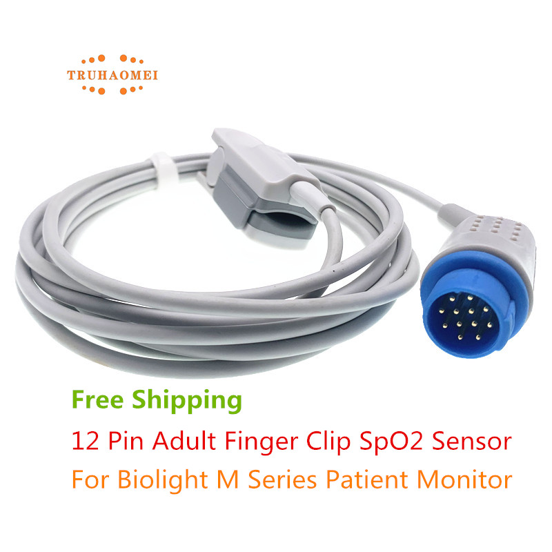12 Pin SpO2 Sensor Reusable Di - M Tech Accessories reseña y precio