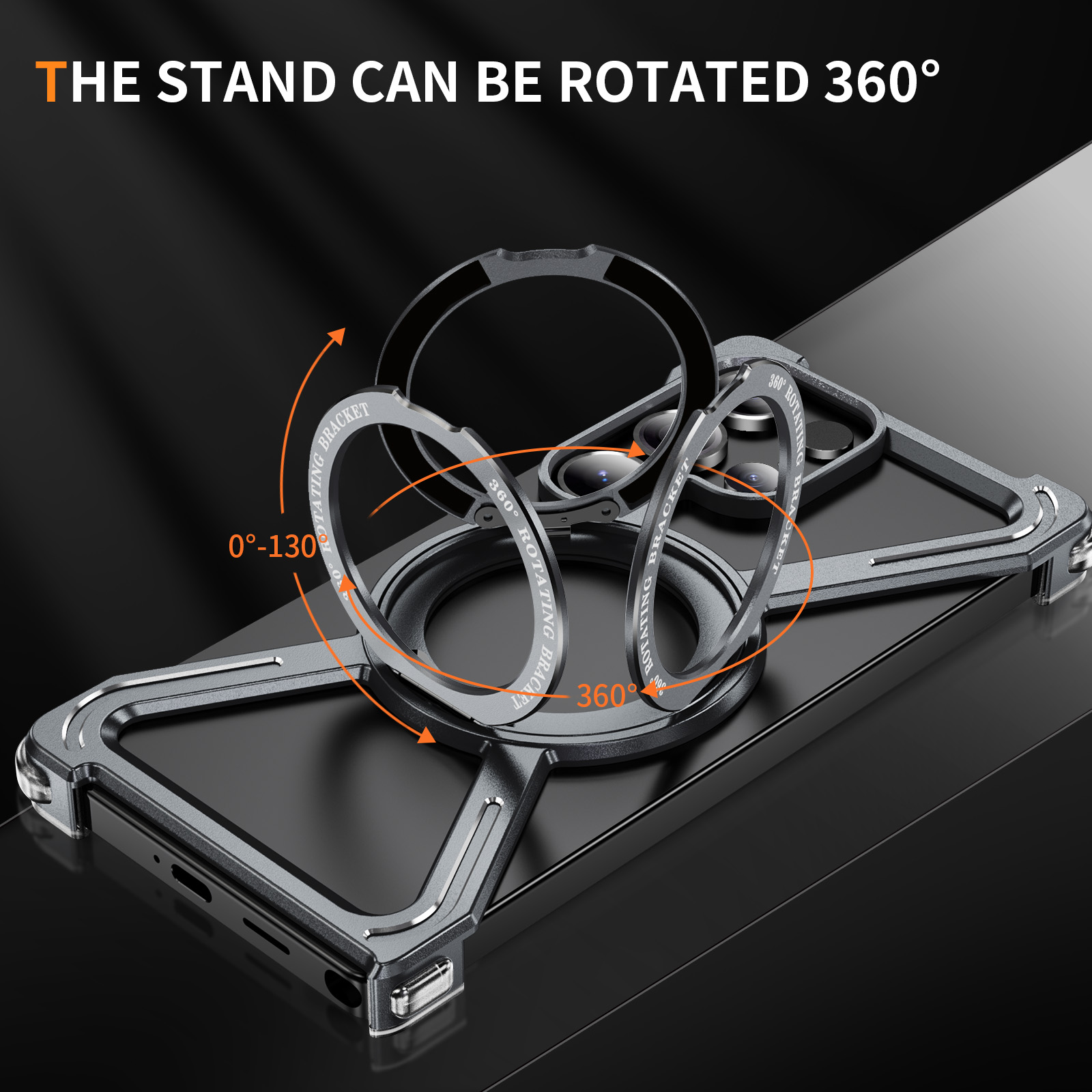 Magnetic Rotating Bracket Anti - Phone Stand Aluminum reseña y precio