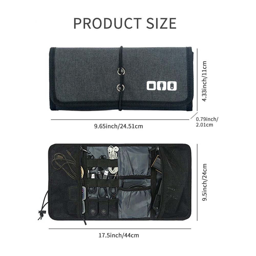 Electronic Organizer Cord Pouc - Tech Accessories Travel Bag reseña y precio