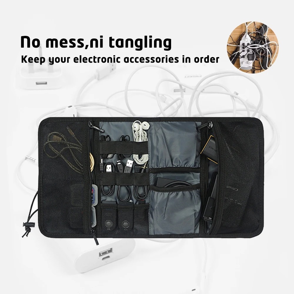 Electronic Organizer Cord Pouc - Tech Accessories Travel Bag reseña y precio