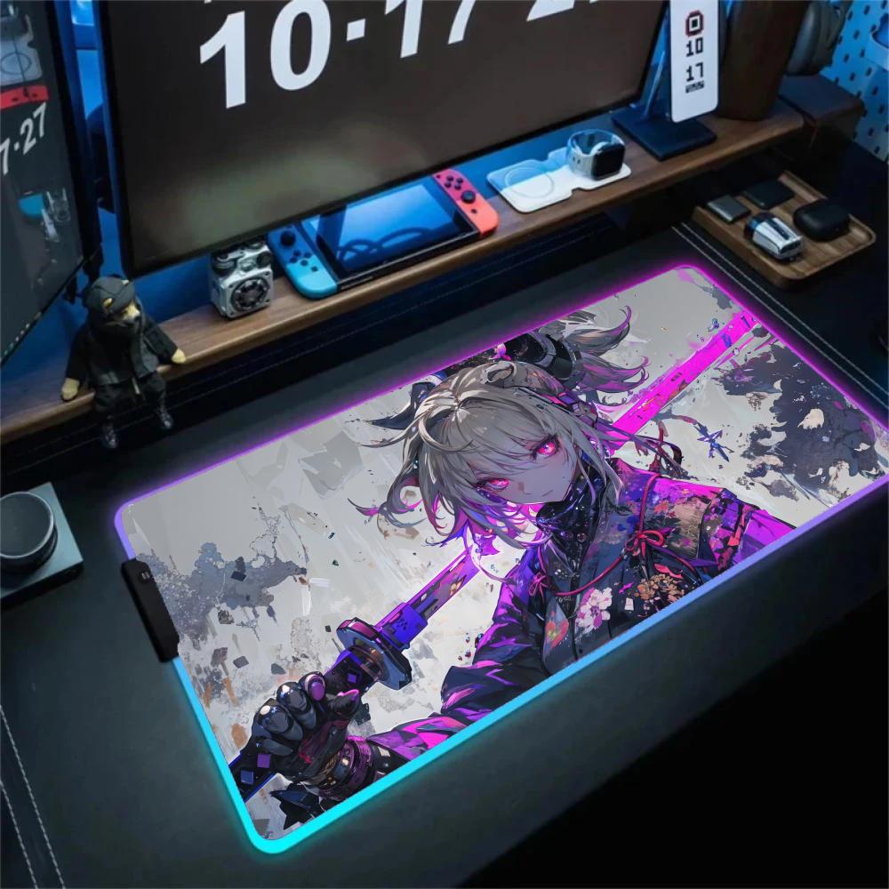 Japan Samurai Girl Mouse Pad L - Tech Desktop Accessories reseña y precio