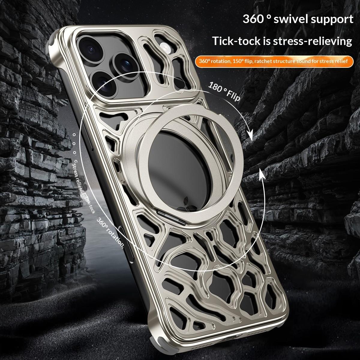 For iPhone 16, 15, 17 Pro Max  - Phone Stand Aluminum reseña y precio