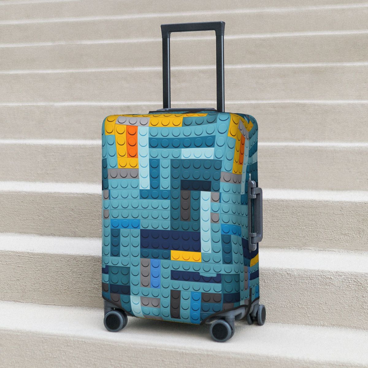 Blue Tech Pixel Building Block - Tech Accessories Business reseña y precio